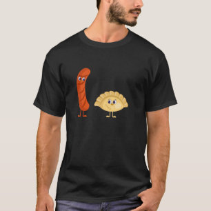 Camiseta Pierogi E Kielbasa Comida Polonesa Polônia