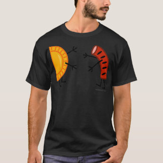 Camiseta Pierogi e Kielbasa Comidas poloneses - Comida engr