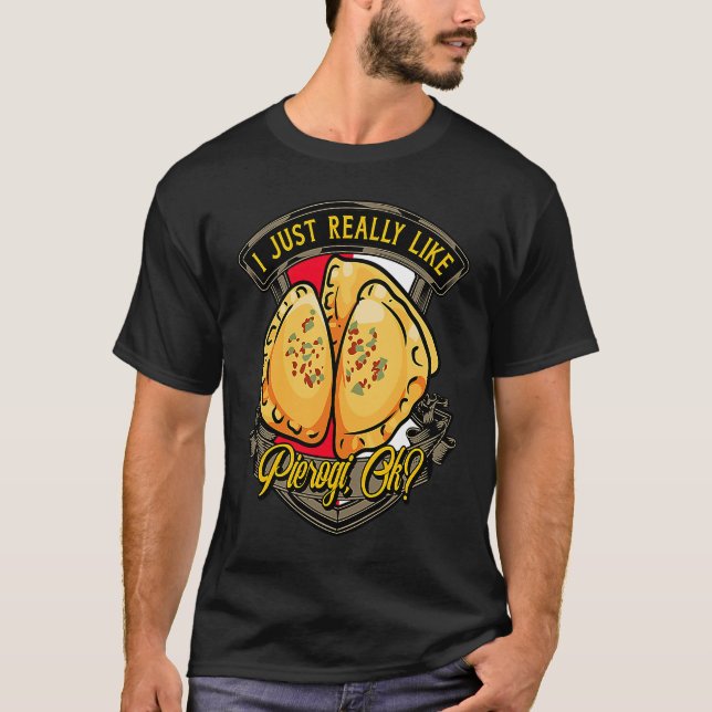 Camiseta Pierogies Polônia Polonesa Comida Polonesa Pierog (Frente)