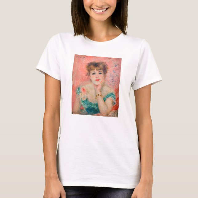 Camiseta Pierre-Auguste Renoir - Atriz Jeanne Samary (Frente)
