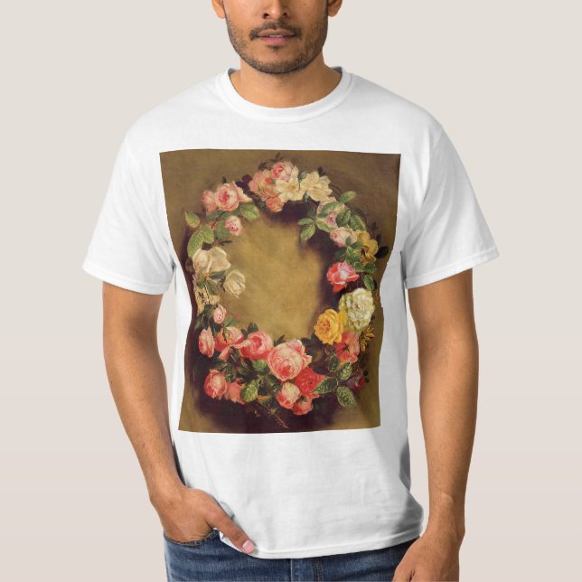 Camiseta Pierre-Auguste Renoir - Coroa de Rosas (Frente)
