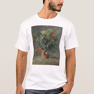 Camiseta Pierre-Auguste Renoir - Flores em um Vaso 1866