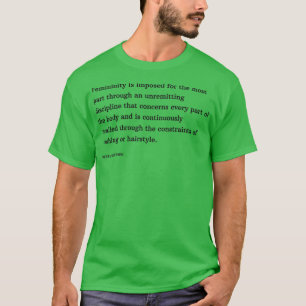 Camiseta Pierre Bourdieu Cote Feminindade é imposto para