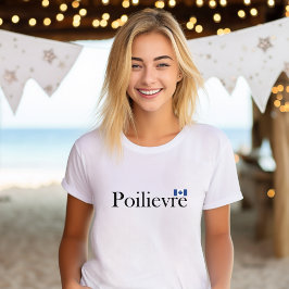 Camiseta Pierre Poilievre - Bandeira oficial canadiana