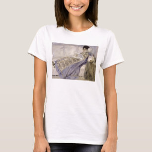 Camiseta Pierre uma senhora Monet de Renoir em um sofá