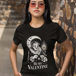 Camiseta Pierrot Clown Francês dos Anos 30 Seja Meu Namorad