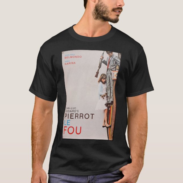 Camiseta Pierrot le Fou Poster (Frente)