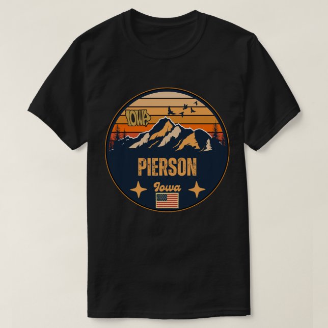 Camiseta Pierson, Iowa (Frente do Design)