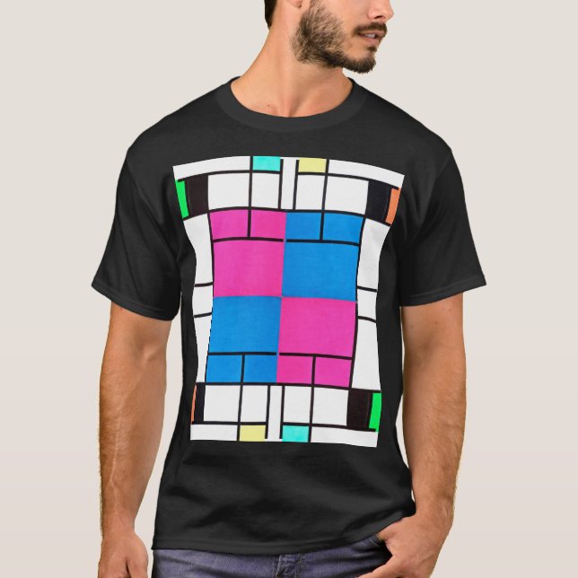 Camiseta Piet Mondrian (Frente)