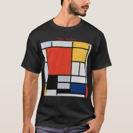 Camiseta Piet Mondrian Abstrato