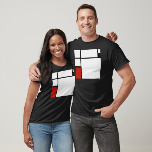 Camiseta Piet Mondrian - Abstrato geométrico