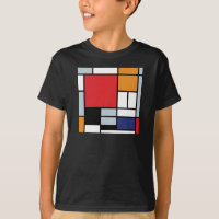Piet Mondrian - Composição com Plano Vermelho Gran