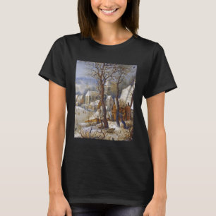 Camiseta Pieter Bruegel A Paisagem de inverno Mais Velho co