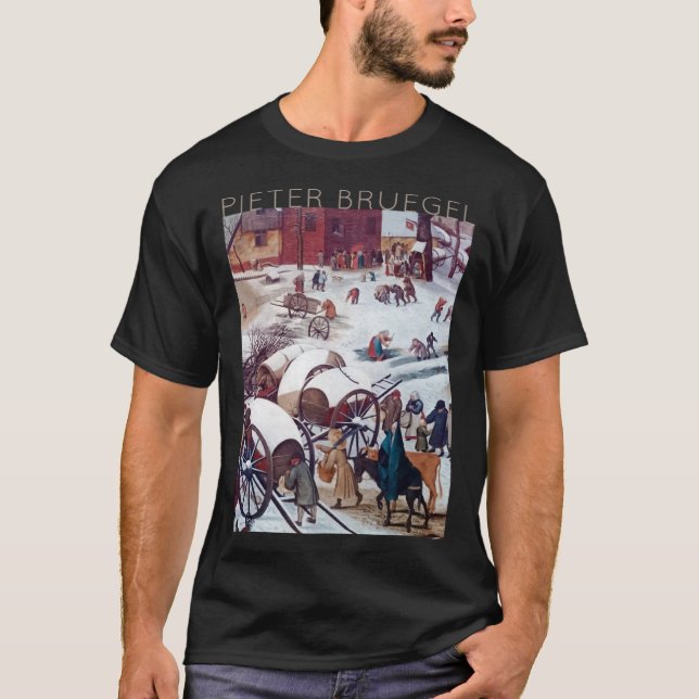 Camiseta Pieter Bruegel O Velho Censo de Belém (Frente)