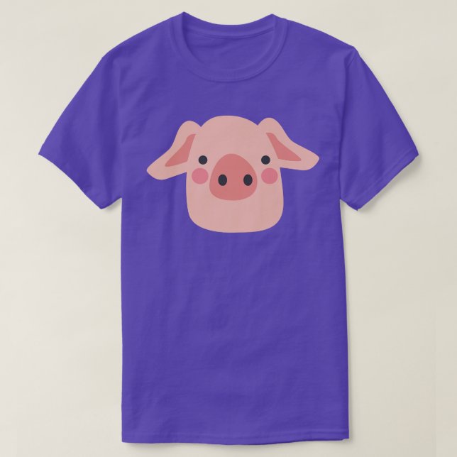 Camiseta Pig Animal Cute Premium4391  (Frente do Design)