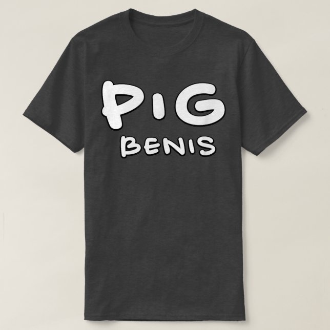 Camiseta pig benis  (Frente do Design)
