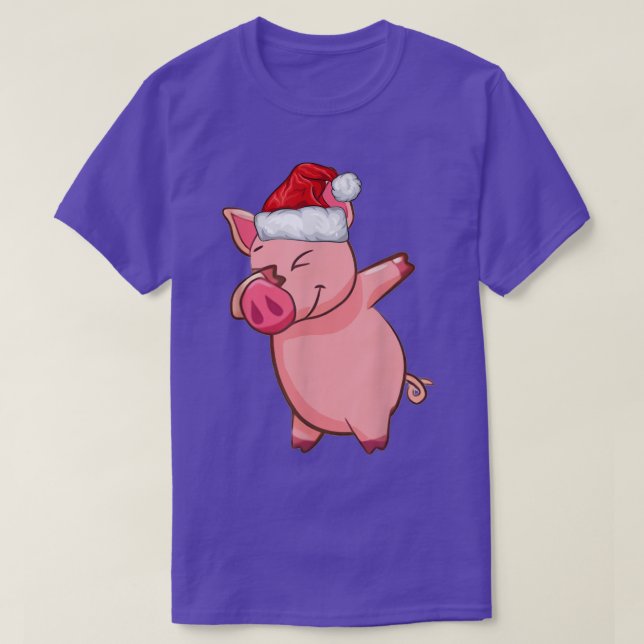 Camiseta Pig Dabbing Dab Engraçado Novelty 4443 (Frente do Design)