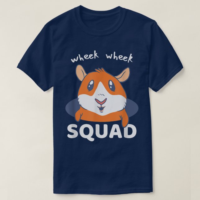 Camiseta Pig. Esquadrão de roda (Frente do Design)