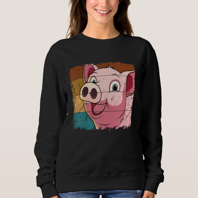 Camiseta Pig Face, Animal Lover For Men Women, Farming Farm (Frente)