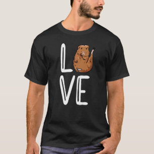 Camiseta Pig Graphic Guiné Proprietário de Porcos Pet Cavy 