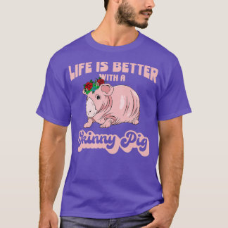 Camiseta Pig Lover Espinhoso Oferece Cavy Pet Rodent Guiné