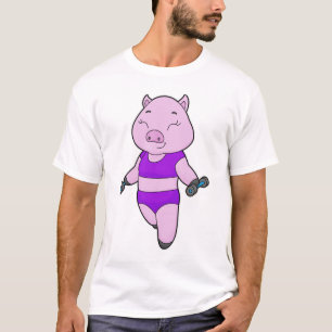 Camiseta Pig Malhação Dumbbell