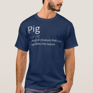 Camiseta Pig Noun A Magical Creature Barbeque Grilling BBQ 