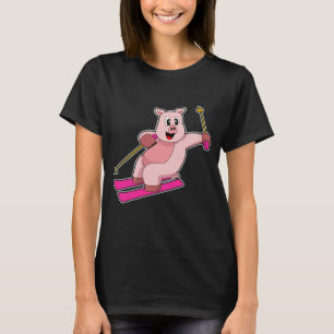 Camiseta Pig Skier Ski