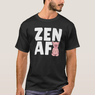 Camiseta Pig Yoga Meditando Zen AF