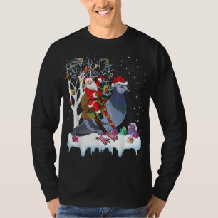 Camiseta Pigeon Bird Lover Xmas Gift Papais noeis Andando P
