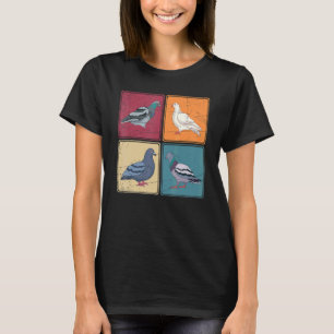 Camiseta Pigeon Bird Pop Pigeon