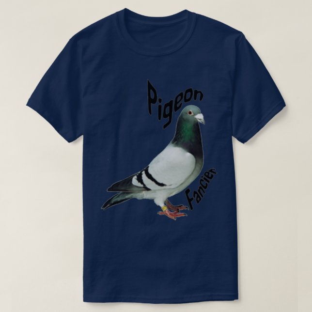 Camiseta Pigeon Fancier Art Gifts 2 (Frente do Design)