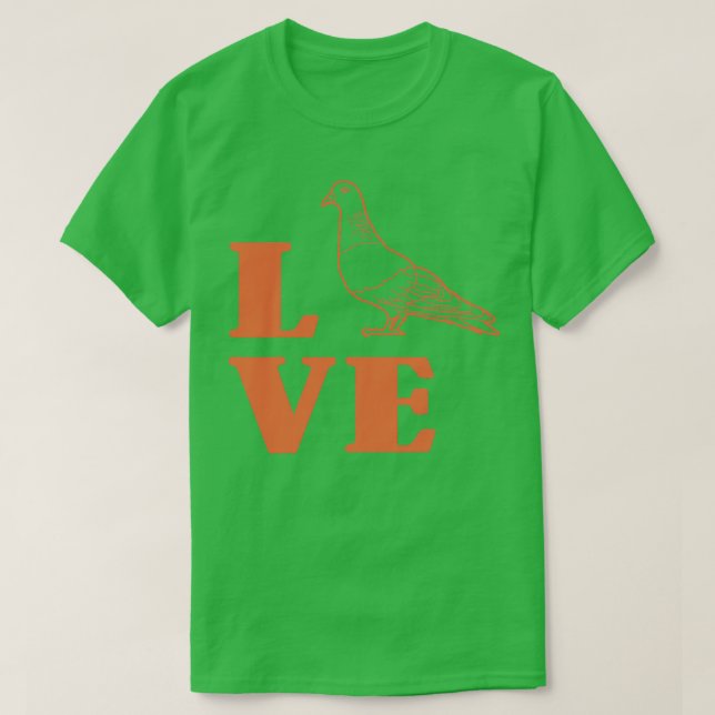 Camiseta Pigeon Fancier Pigeon (Frente do Design)