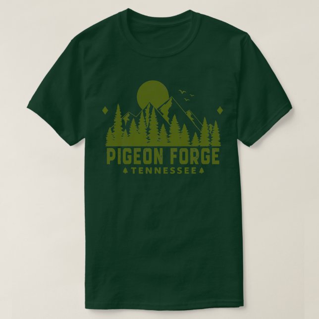 Camiseta Pigeon Forge Tennessee Mountain Souvenir 2 (Frente do Design)