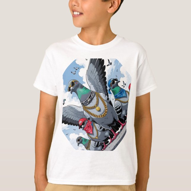 Camiseta Pigeon Hood 3 (Frente)