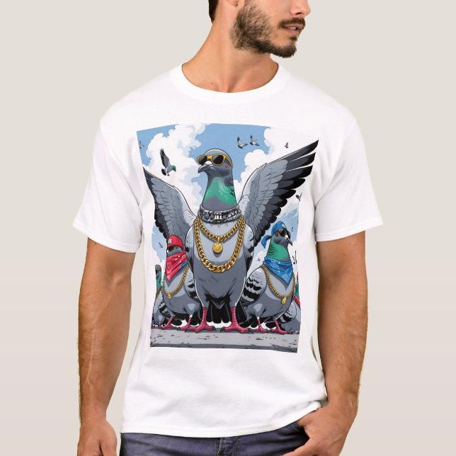Camiseta Pigeon Hood 3 (Frente)