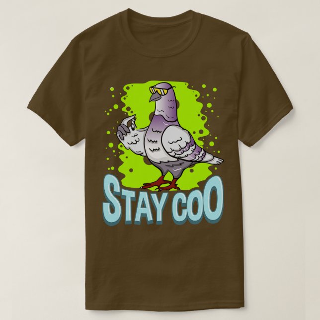 Camiseta Pigeon Keep Coo (Frente do Design)