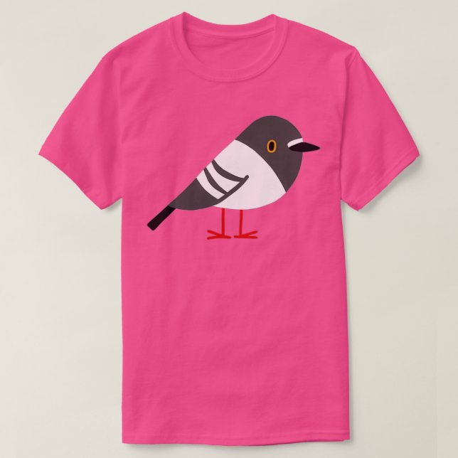 Camiseta Pigeon minimalístico 2 (Frente do Design)