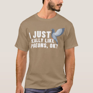 Camiseta Pigeon Pigeon Bird Comédia