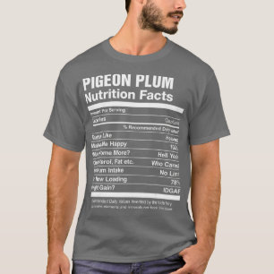 Camiseta Pigeon Plum Nutrition Fata Gráfico Engraçado