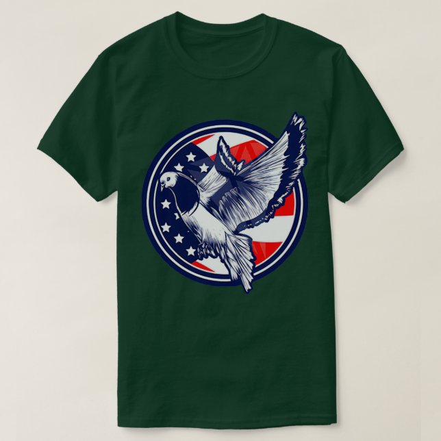 Camiseta Pigeon Racing 9 (Frente do Design)