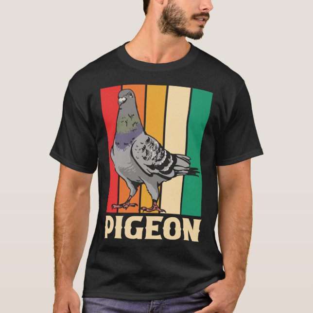 Camiseta Pigeon Racing Birding Birdwatching Birdwatcher Ret (Frente)