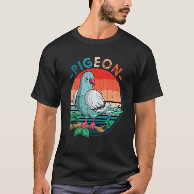 Camiseta Pigeon Retro Pigeon 1 (Frente)