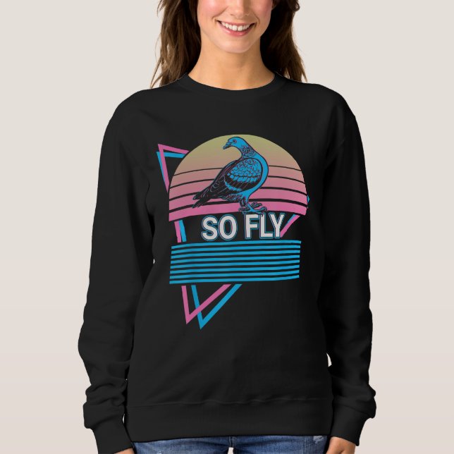 Camiseta Pigeon Retro So Fly (Frente)