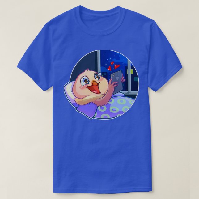 Camiseta Pigeon Sleeping (Frente do Design)