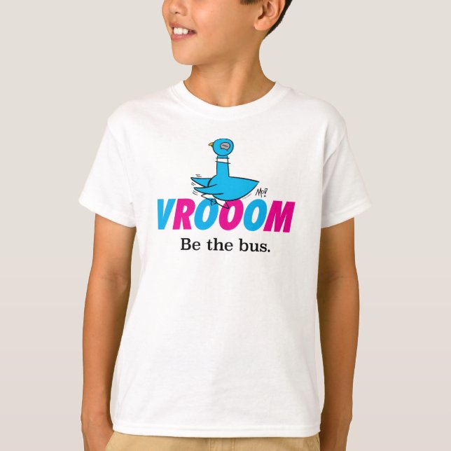 Camiseta Pigeon Vroom Kids White (Frente)