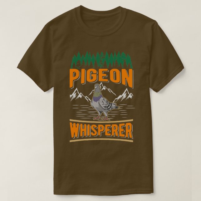 Camiseta Pigeon Whisperer Fancier 2 (Frente do Design)
