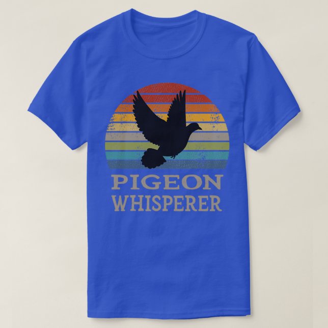 Camiseta Pigeon Whisperer Retro 3 (Frente do Design)