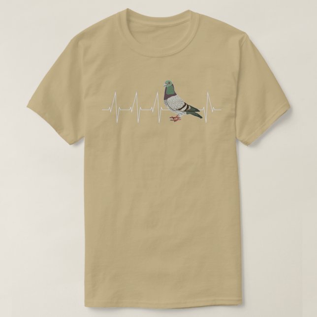Camiseta PigeonHeartbeatPulloverHoodie (Frente do Design)