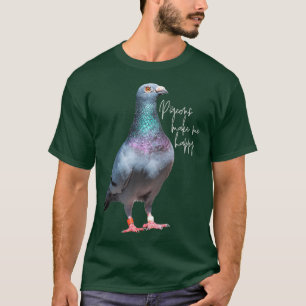 Camiseta Pigeons me fazem feliz